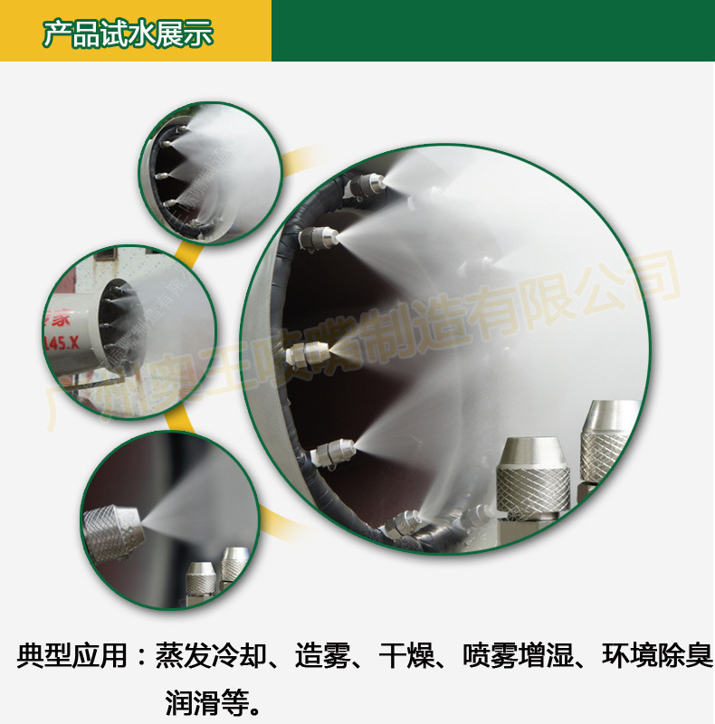 喷嘴产品试水展示